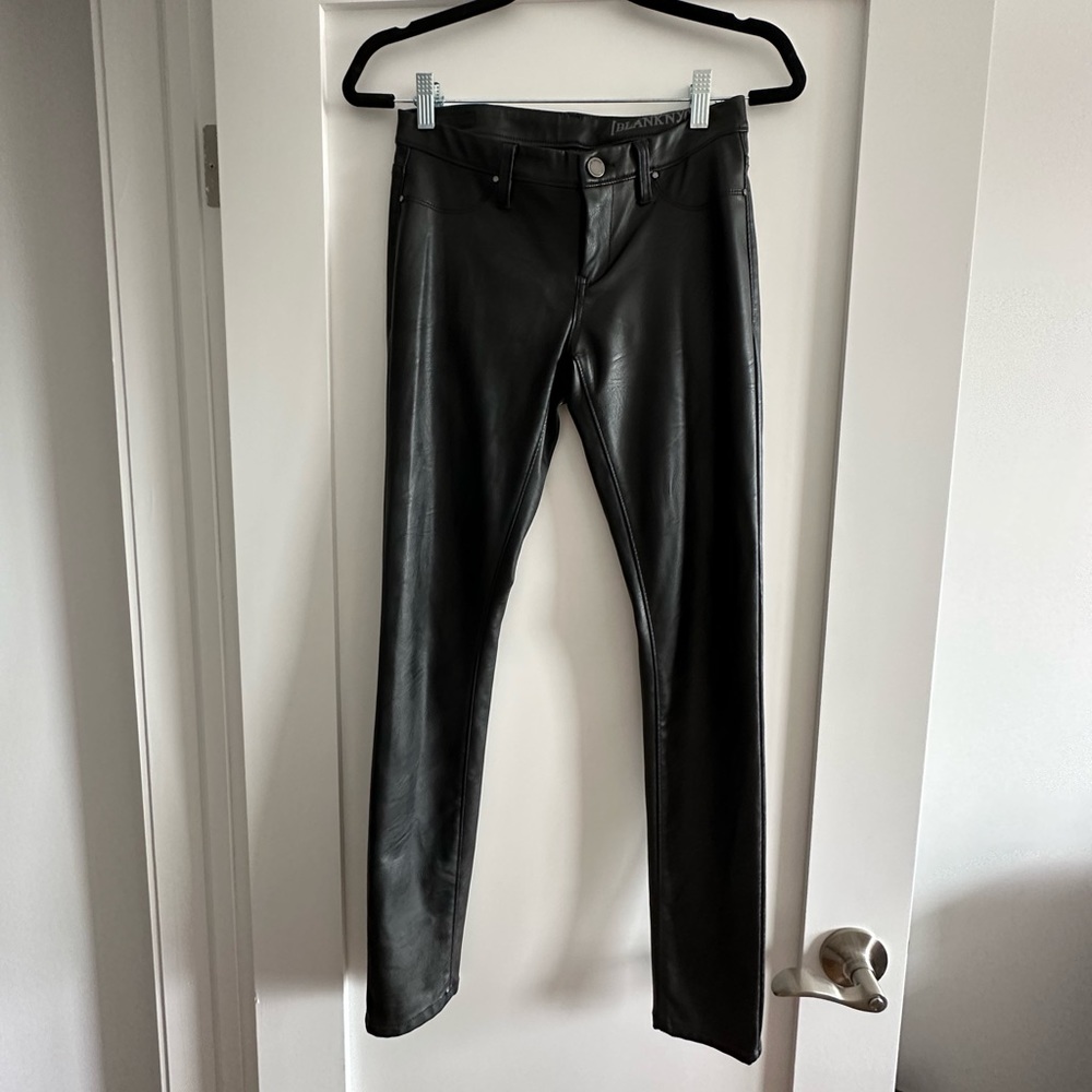 BlankNYC Black Vegan Leather Pants